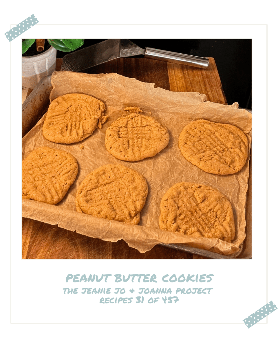 The Jeanie Jo & Joanna Project Recipe 31 of 457: Peanut Butter Cookies thumbnail