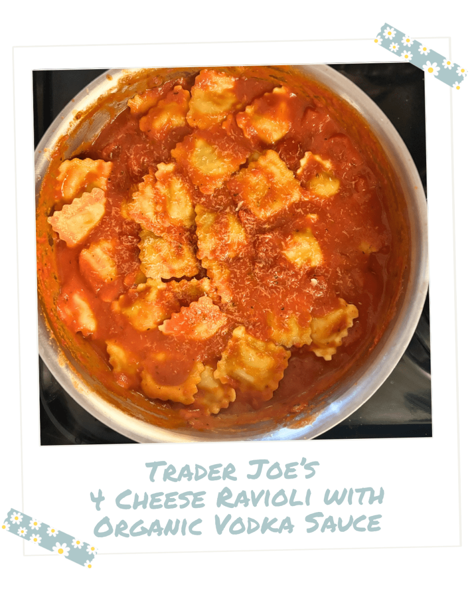 Trader Joe’s 4 Cheese Ravioli with Organic Vodka Sauce thumbnail