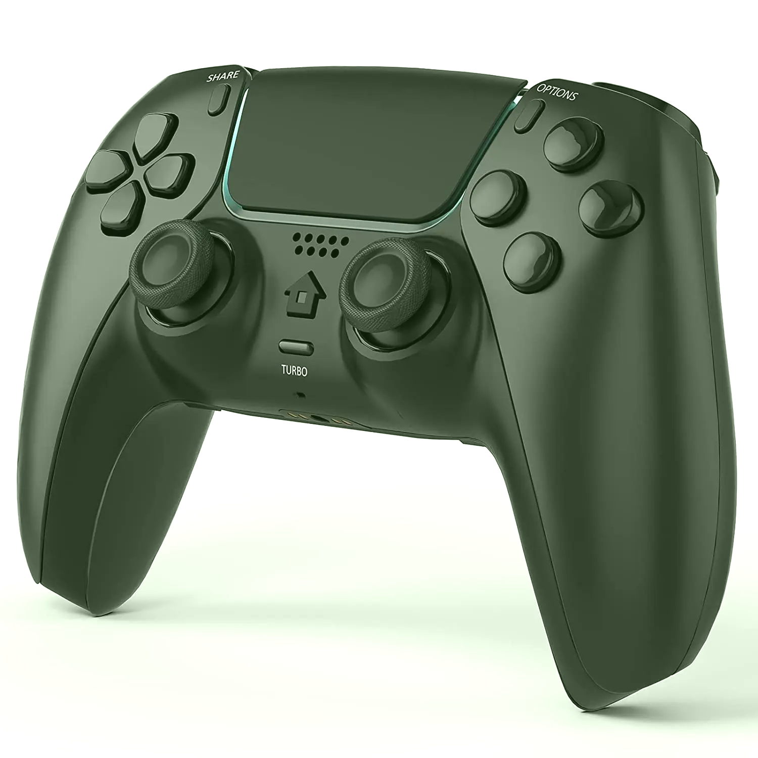 Joystick Controlador Sem Fio para PS4, Cabo USB, Vibração Dupla, Função Turbo, 3.5mm de Áudio, Multi Touch Pad, Botão Compartilhar thumbnail