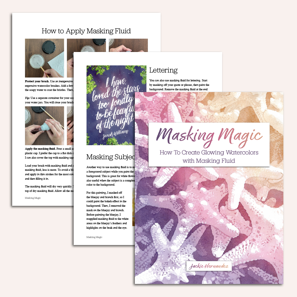 Get my FREE GUIDE to Masking Fluid thumbnail