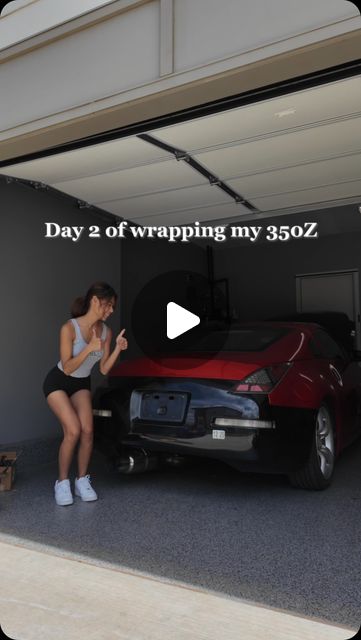WRAPPING MY 350Z IN CANDY APPLE RED thumbnail