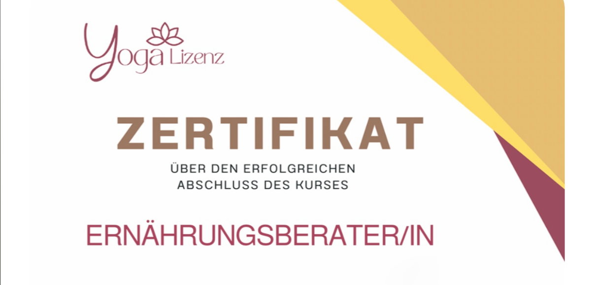 Ernährungsberaterin Zertifikat thumbnail