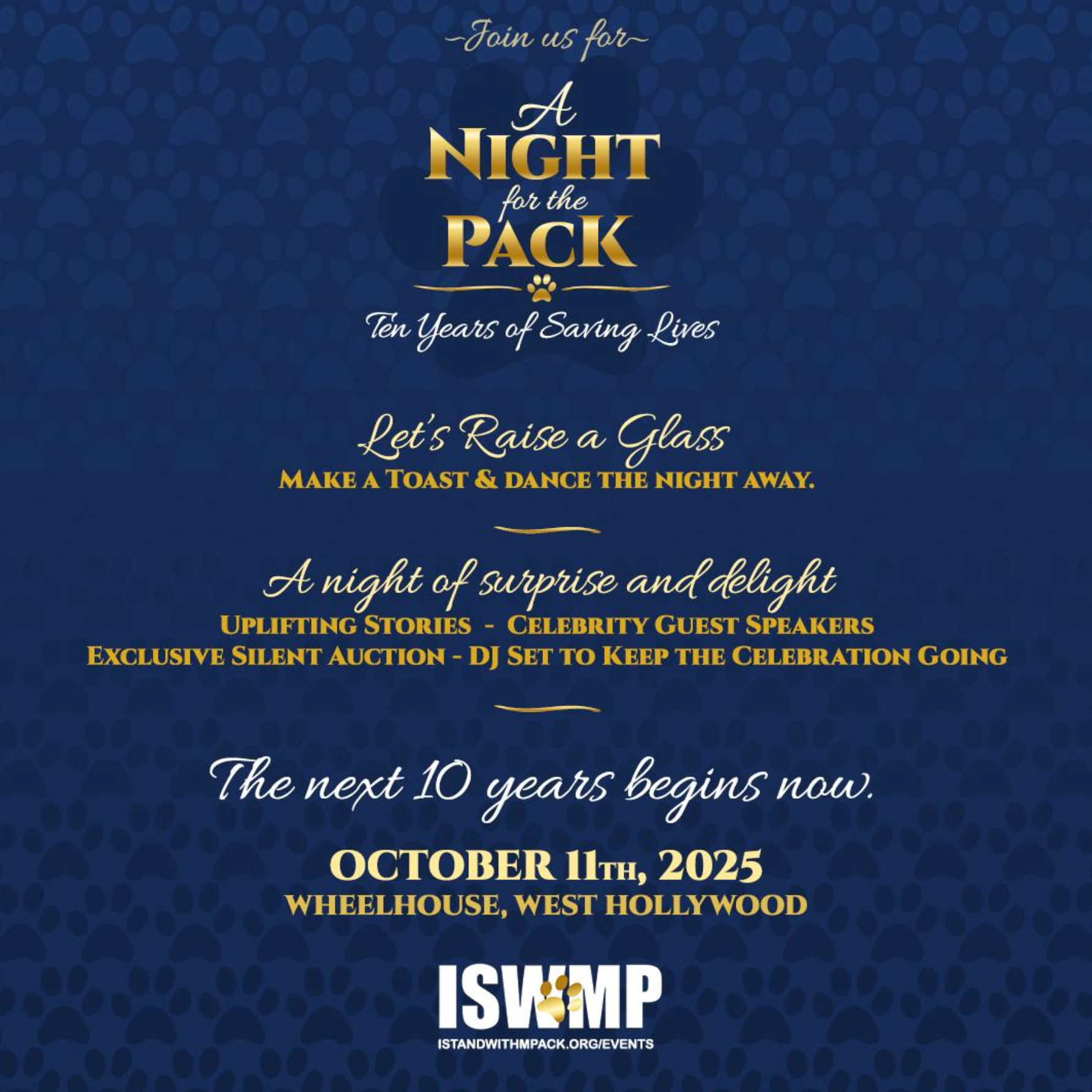 ISWMP Fundraiser October 11 🥂 thumbnail