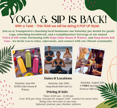 Summer Yoga n Sip Pop-Ups thumbnail