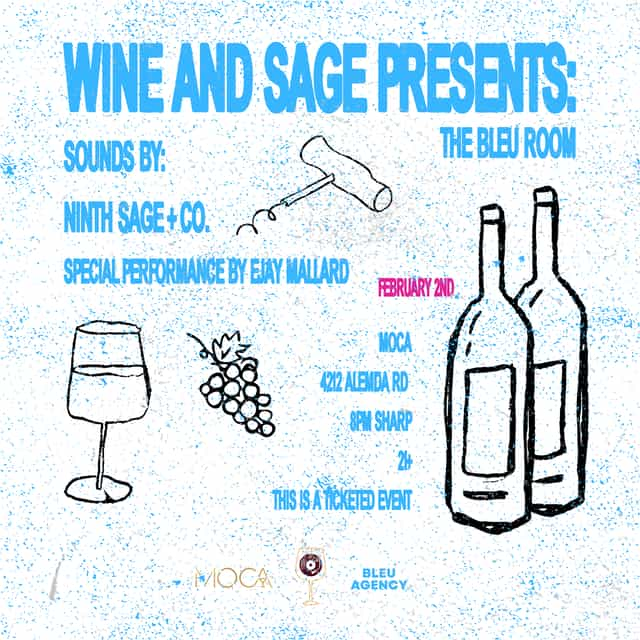 WINE AND SAGE NIGHT PRESENTS: THE BLEU ROOM thumbnail