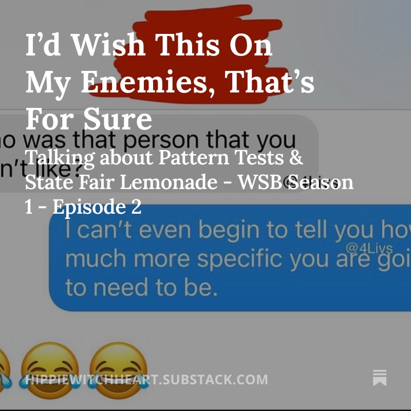 I’d Wish This On My Enemies, That’s For Sure thumbnail