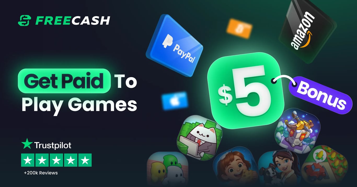 Freecash – Earn real cash from surveys, tasks & offers. Fast payouts. thumbnail