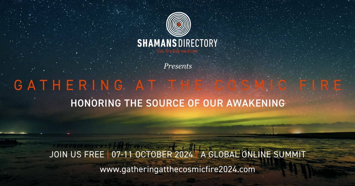 Online Shamanic Summit Oct 7-11: Gathering at the Cosmic Fire 2024 thumbnail