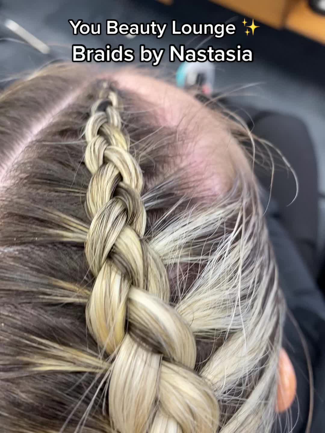 Our esthetician Nastashia is also  licensed braider. Visit our bio.site to book an appointment. #anchorage 