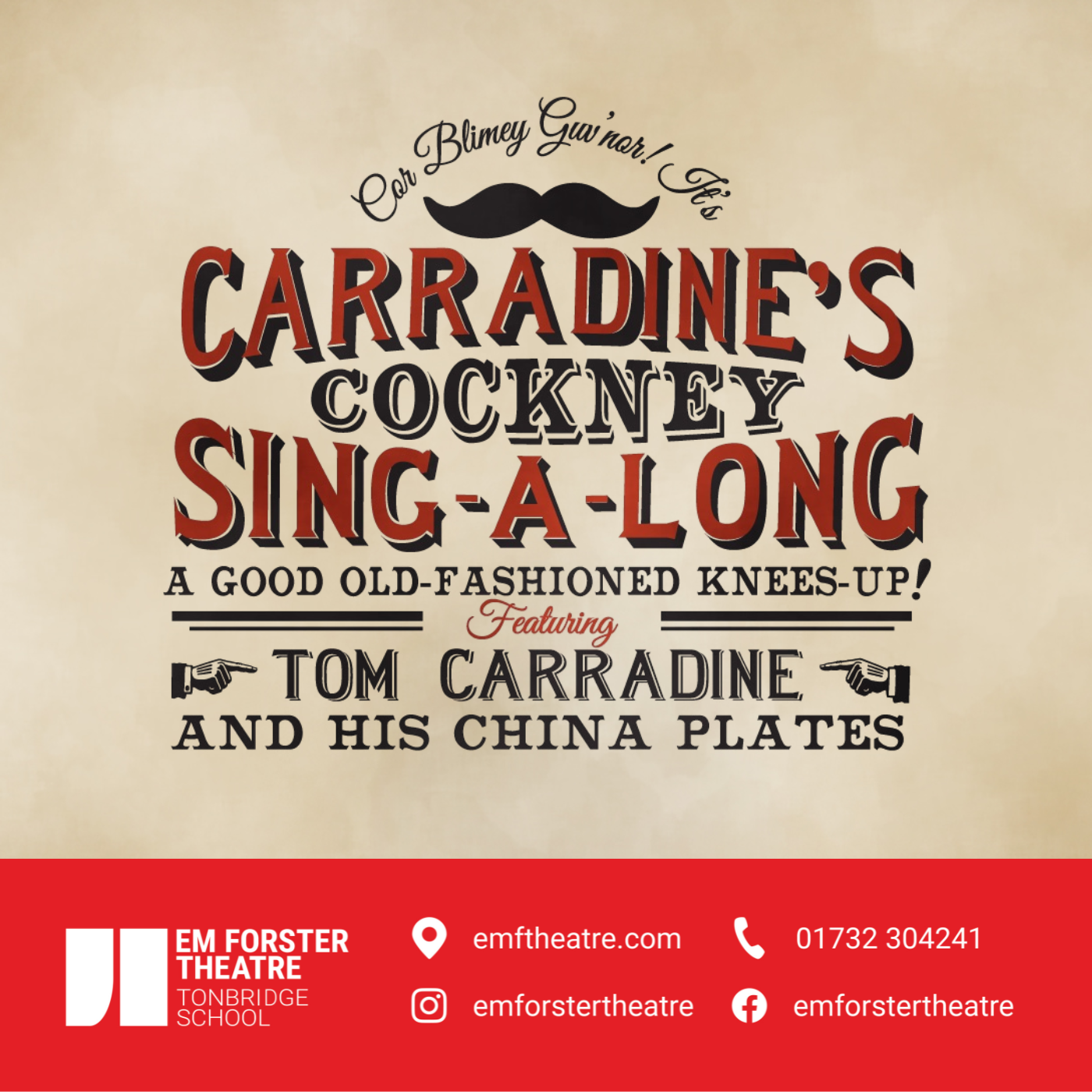 Tom Carradine and his China Plates come to TONBRIDGE - Sat 7th Feb @ 7.30pm thumbnail