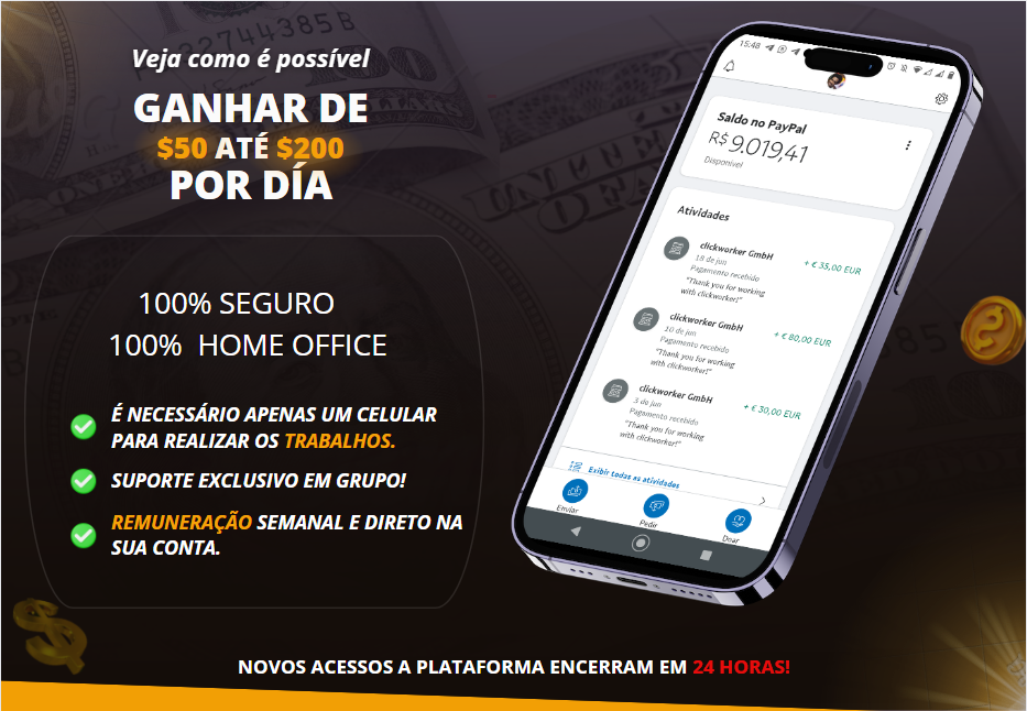 HOME OFFICE   Aprenda a ganhar de 50 a 200 reais por dia. thumbnail