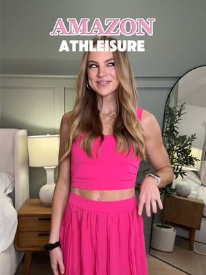 Amazon ATHLEISURE all under $42!!! Butter soft, cute workout sets, stay at home mom outfits, designer look for less, Pil