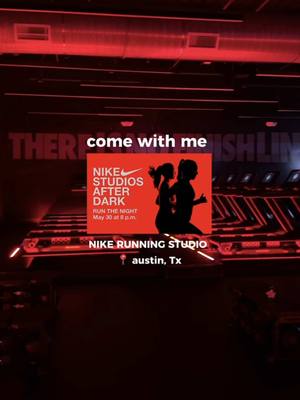 first timer at a @Nike Running Studio! I came to the After Dark Class at the Grove location here in 📍ATX!! I absolutely 