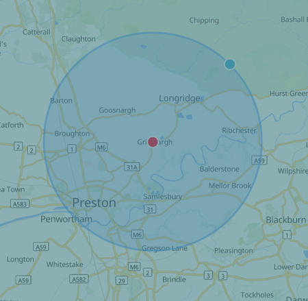 Travel Area For Home Visits thumbnail