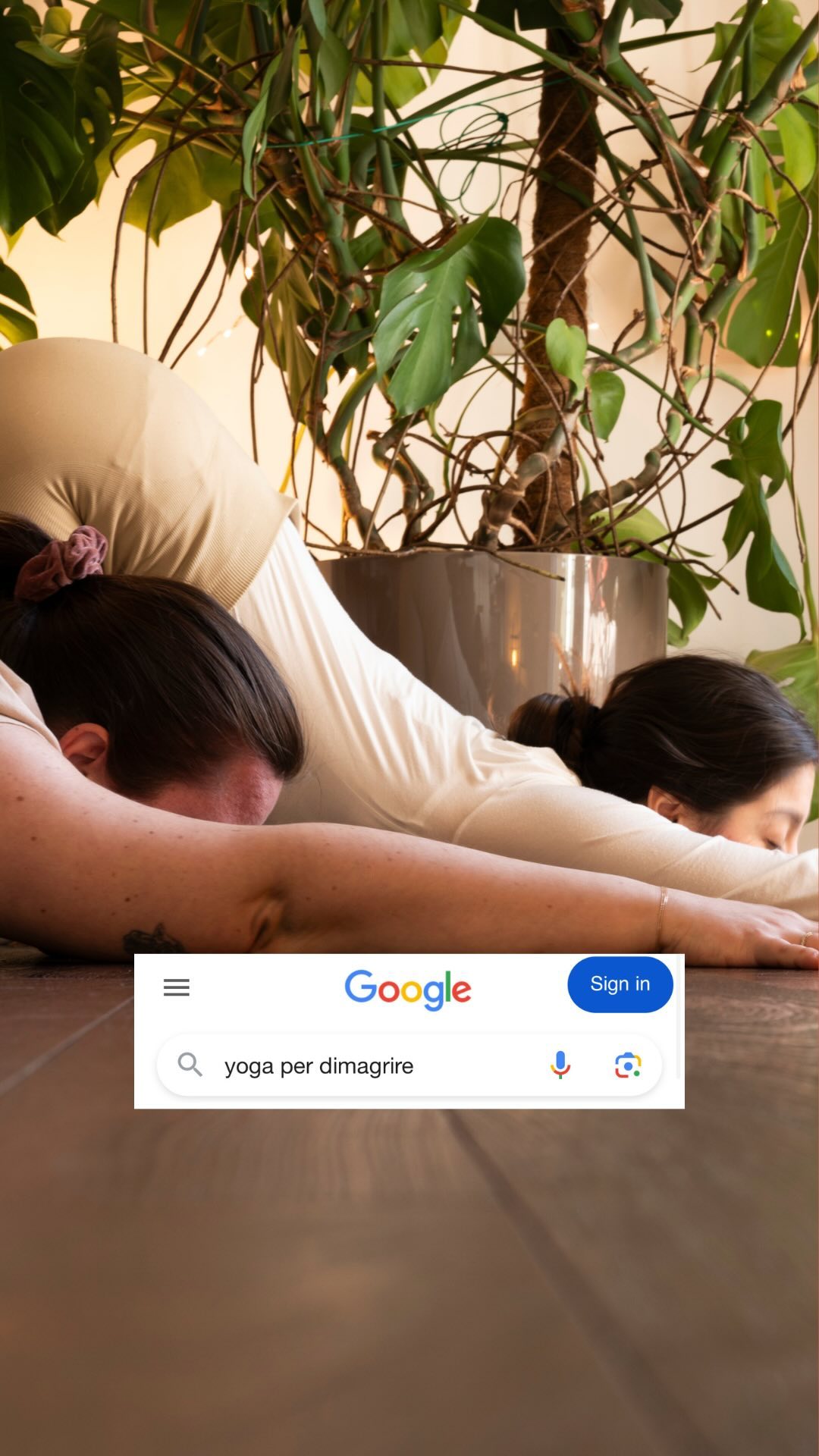 TW: grassofobia e diet culture.
Esercizio: apri il tuo motore di ricerca preferito e digita “yoga per dimagrire”.
Lo