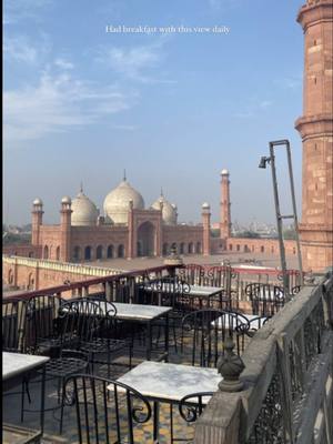 Couldn’t ask for a better view for breakfast