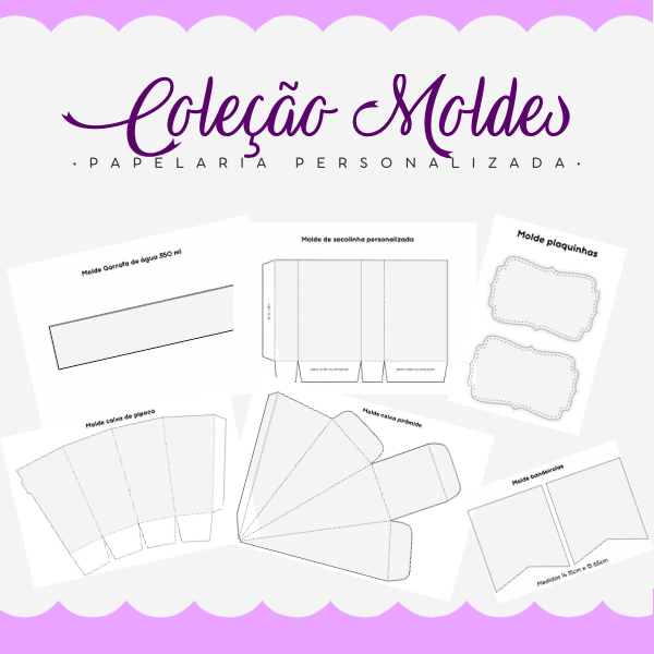 Coleção moldes PNG - Papelaria personalizada - Karolina Sales da Silva  | Hotmart thumbnail