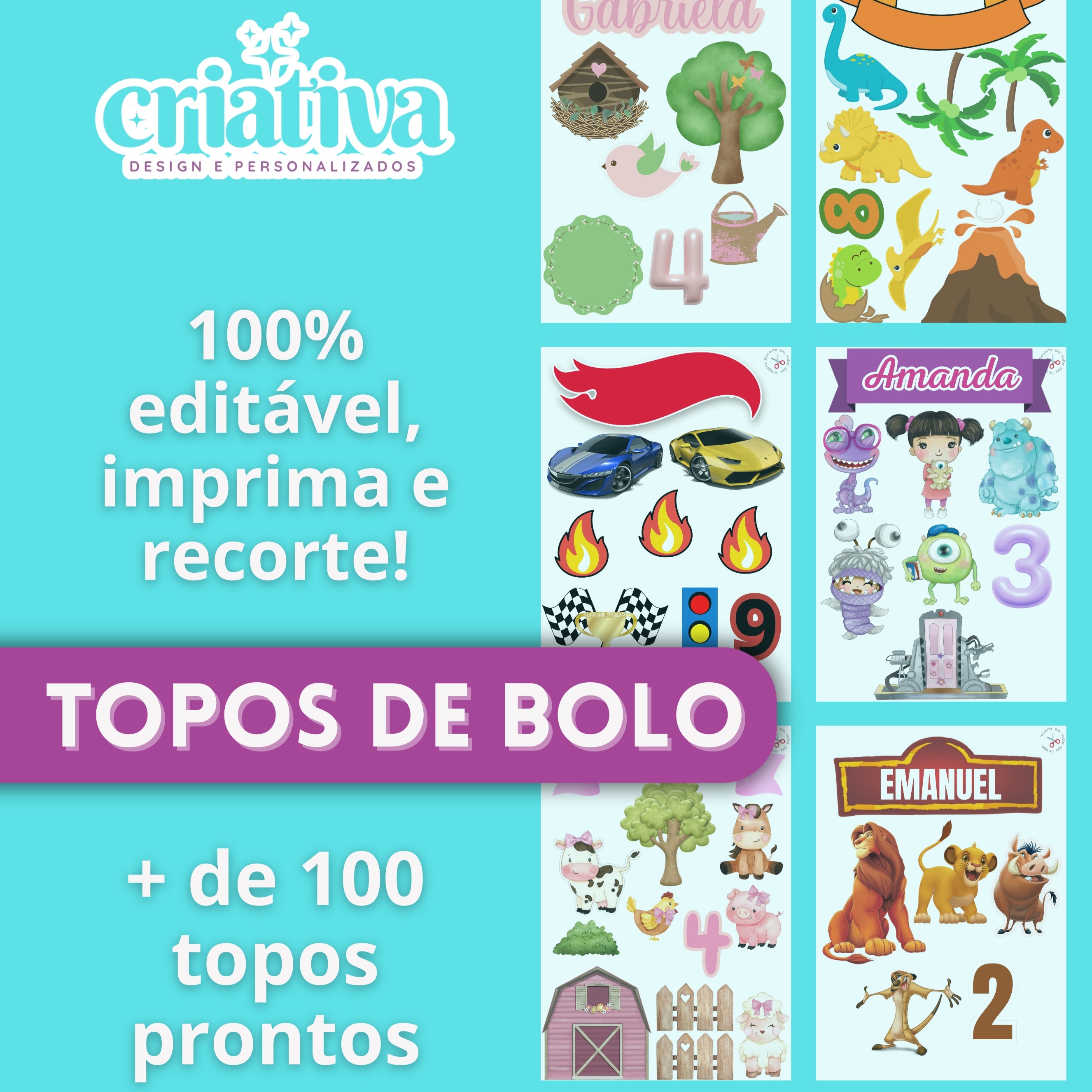 Pack Topo de Bolo thumbnail