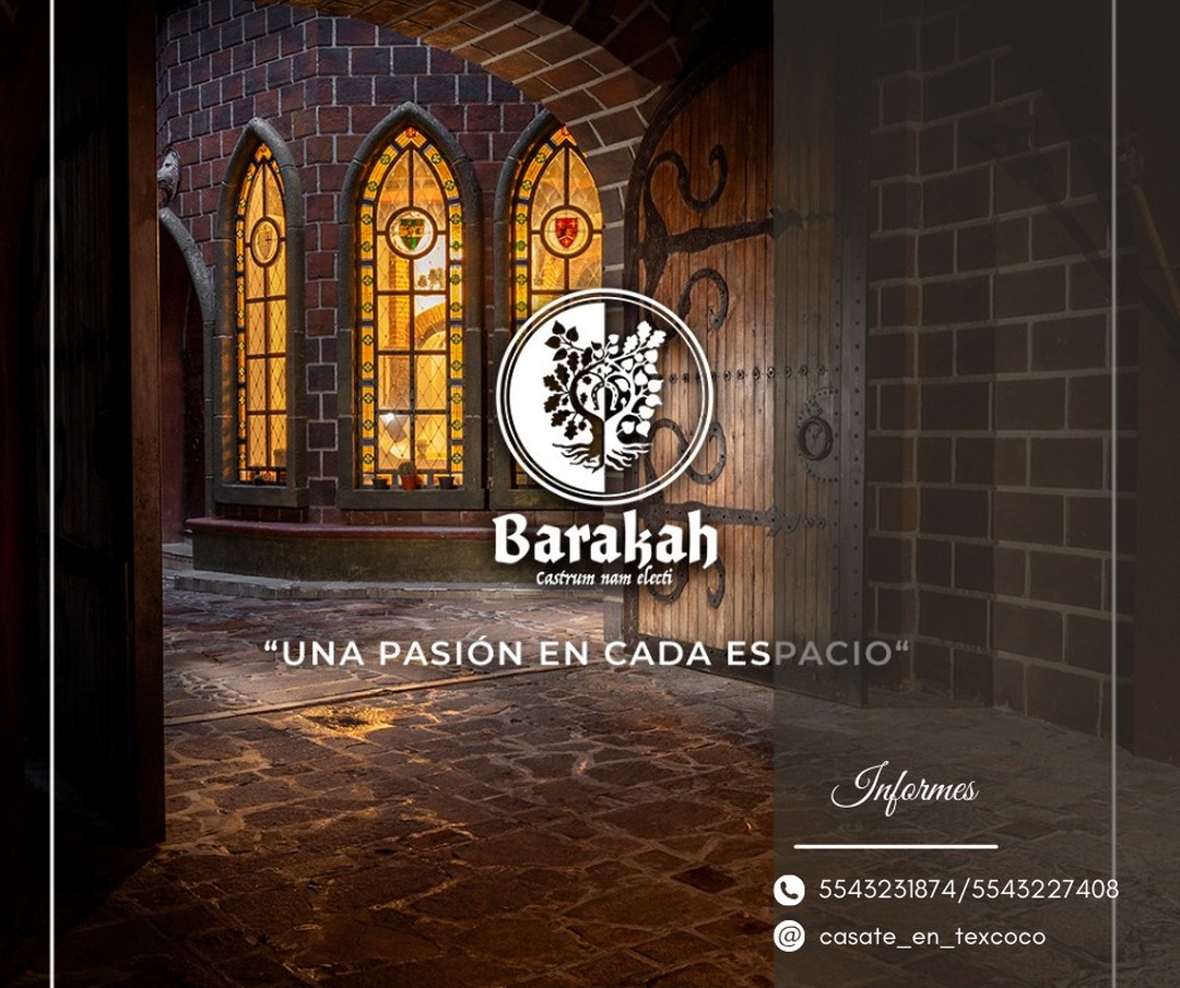 Ya conoces a @castillobarakah ?
Un lugar único y diferente para tu evento, cuenta con diferentes locaciones para realiza