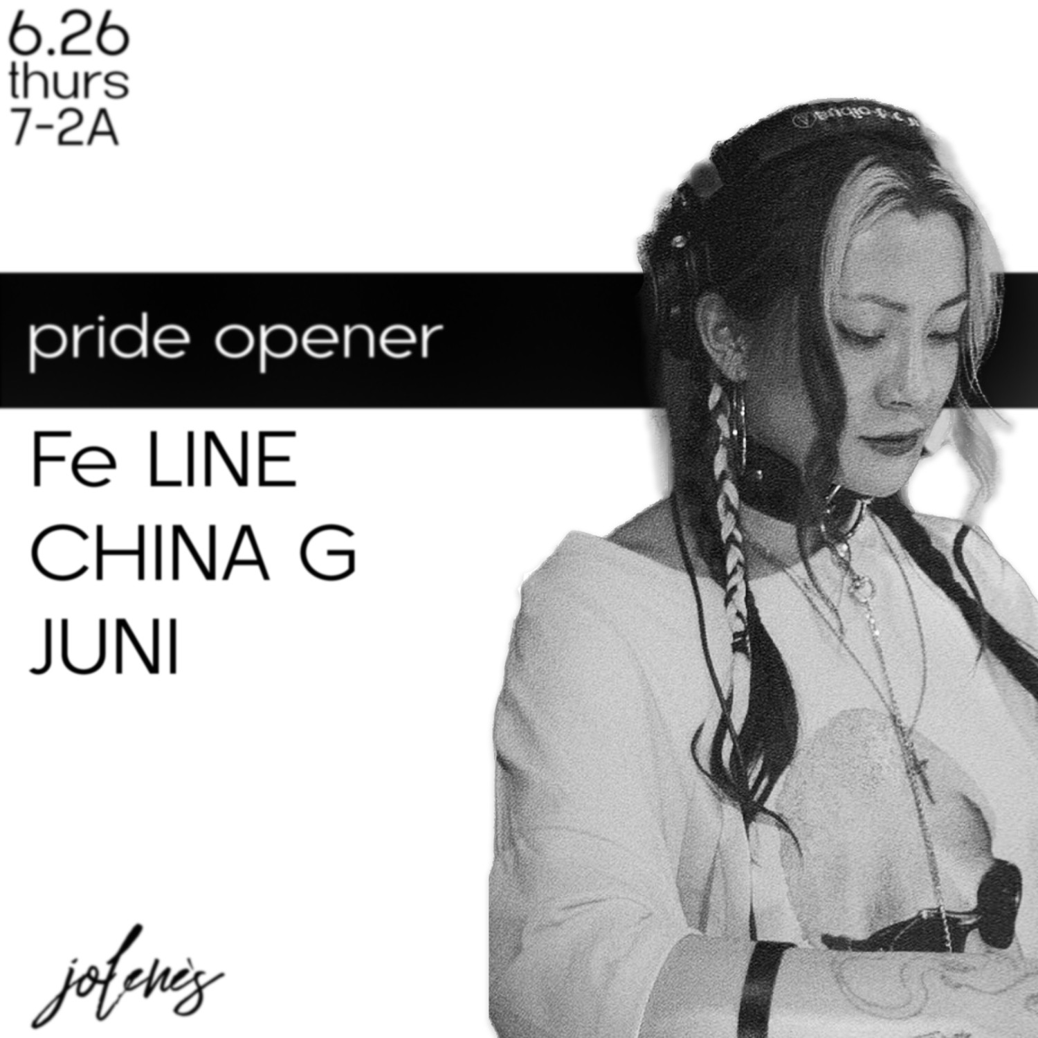 THURSDAY NIGHT PRIDE OPENING PARTY AT JOLENE'S BAR | Jolene's thumbnail