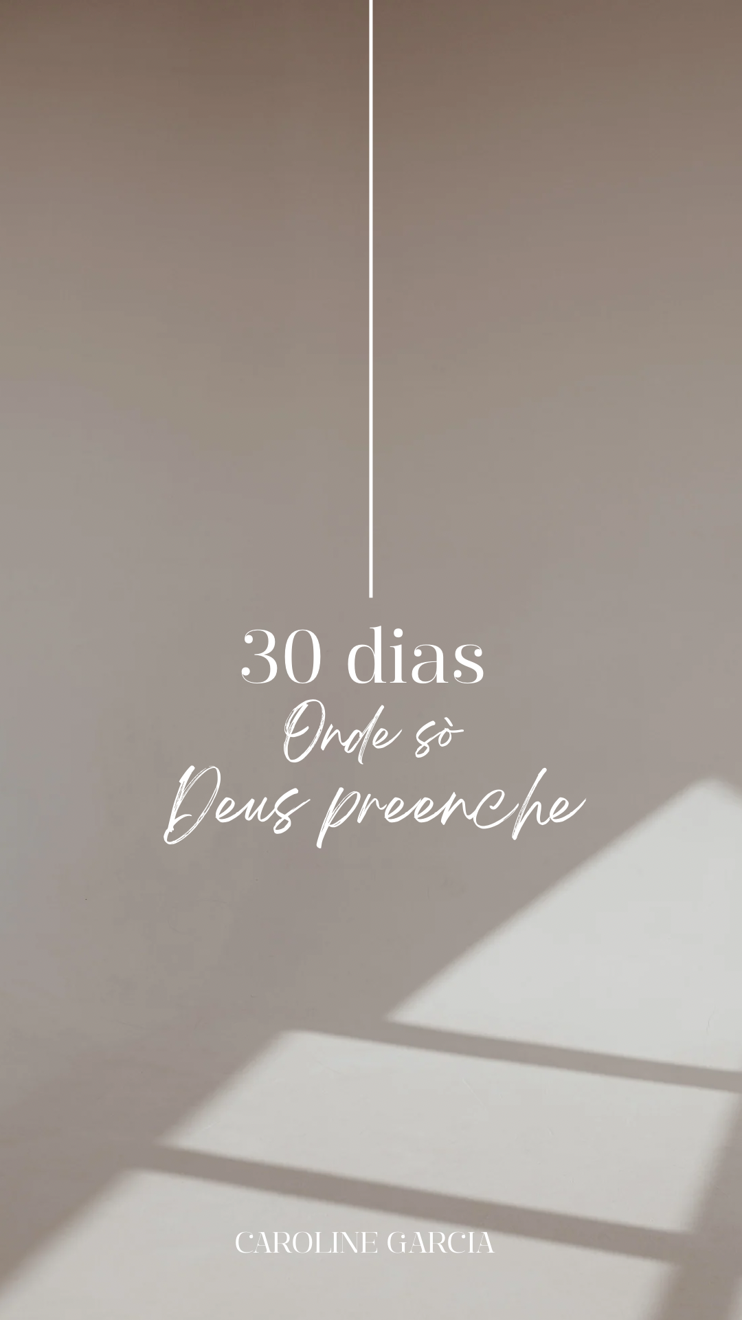 30 dias onde só Deus preenche!  thumbnail