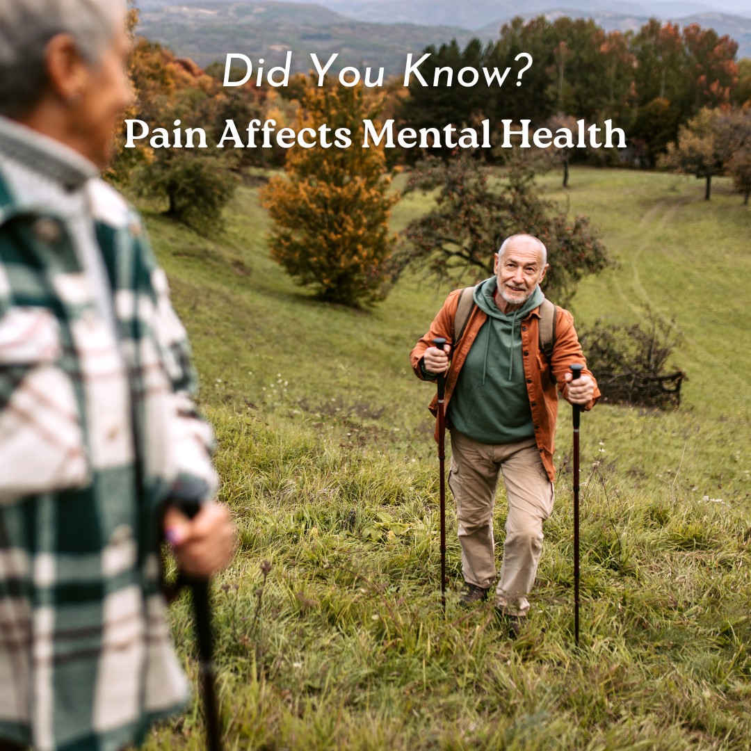 Did You Know? Nearly half of all individuals suffering from chronic pain also experience mental health conditions such a