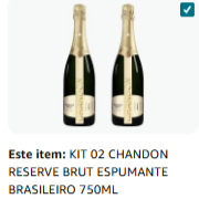 KIT 02 CHANDON RESERVE BRUT ESPUMANTE BRASILEIRO 750ML | Amazon.com.br thumbnail