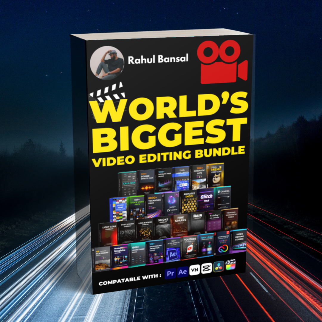 Buy World's Biggest Video Editing Bundle at just ₹199 thumbnail