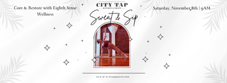 Sweat & Sip @ City Tap Logan Square 11/8 9am  thumbnail