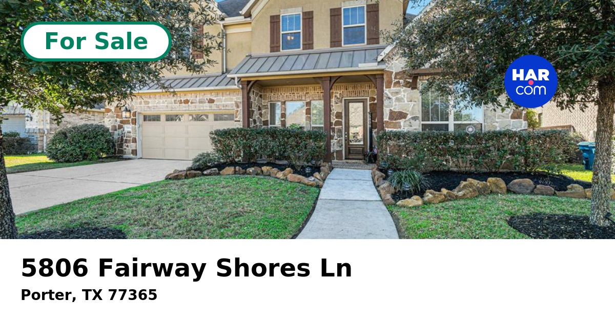 5806 Fairway Shores Ln, Porter, TX 77365 - HAR.com thumbnail