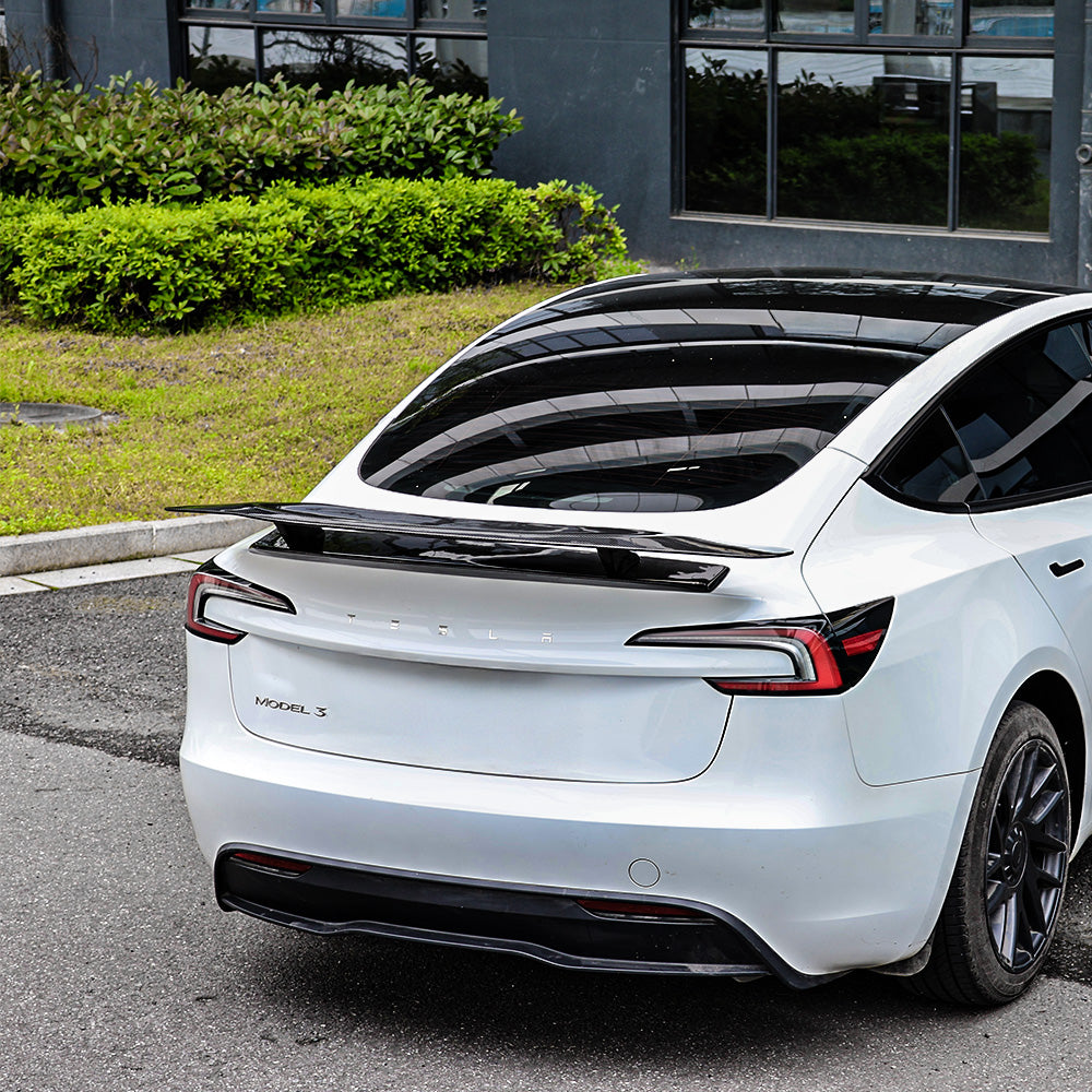 GT-Style Carbon Fiber Spoiler for 2024+ Tesla Model 3 Highland Yeslak thumbnail