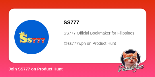  SS777's profile on Product Hunt | Product Hunt thumbnail