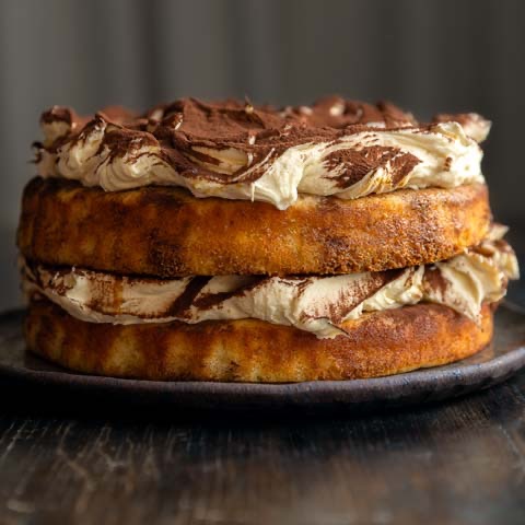 Tiramisu-ish Layer Cake thumbnail