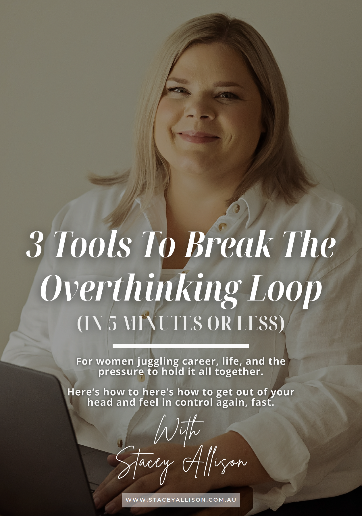 FREE GUIDE - 3 Tools To Break The Overthinking Loop - In 5 Mins Or Less thumbnail