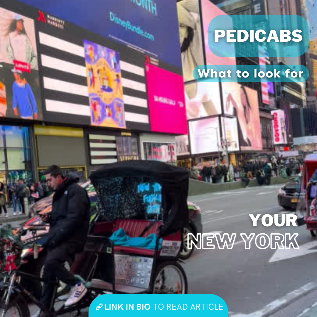 New York pedicabs - What to look out for  thumbnail