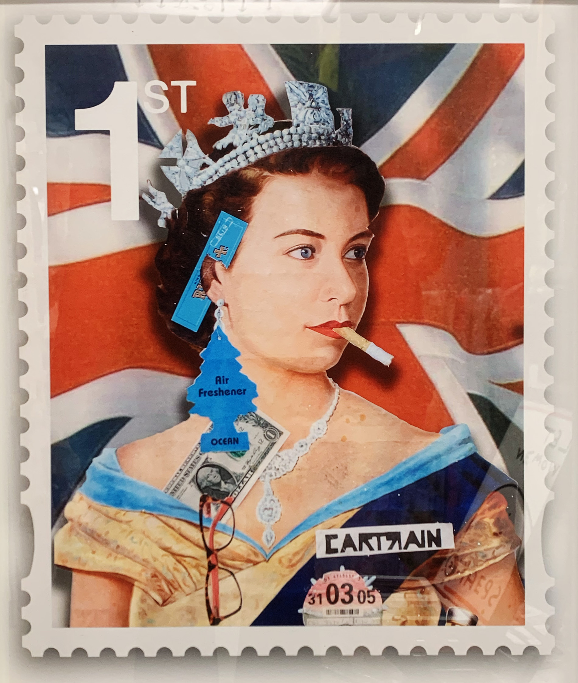 God Save The Queen | Limited Edition Fine Art Print by CARTRAIN thumbnail