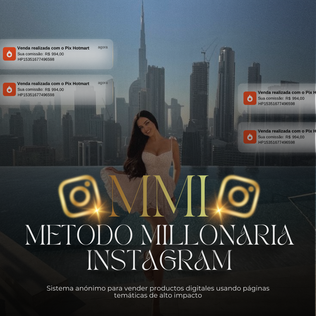 Accede al método completo que aplico para generar entre 100 y 200 dólares diarios utilizando Instagram con páginas anónimas, sin aparecer thumbnail