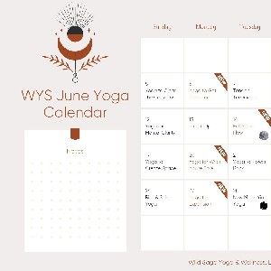 Free Monthly Yoga Calendar thumbnail