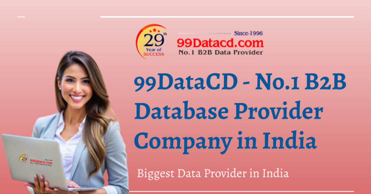 99DataCD - No.1 B2B Database Provider Company in India thumbnail