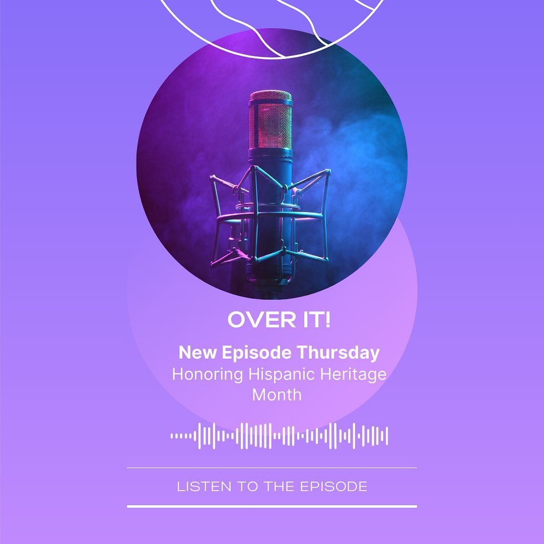 New episode of Over It! this Thursday on all of your favorite streaming services. Tune in this week as we get candid wit