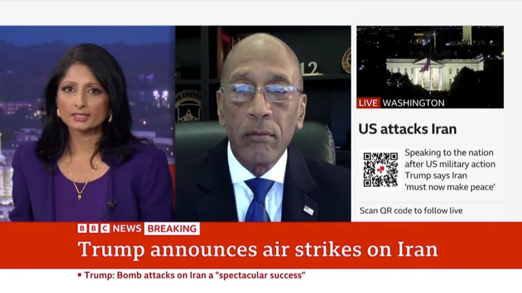 BBC World News | Gen. Charles R. Hamilton on U.S. Strike Against Iran thumbnail