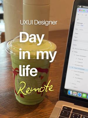 UXUI Day in my life - remote work version 💻✨ พามาดูวันชิลๆกับ uxui remote work ทำอะไรบ้างใน 1 วัน 💕 #UXUI #uxuidesigner 