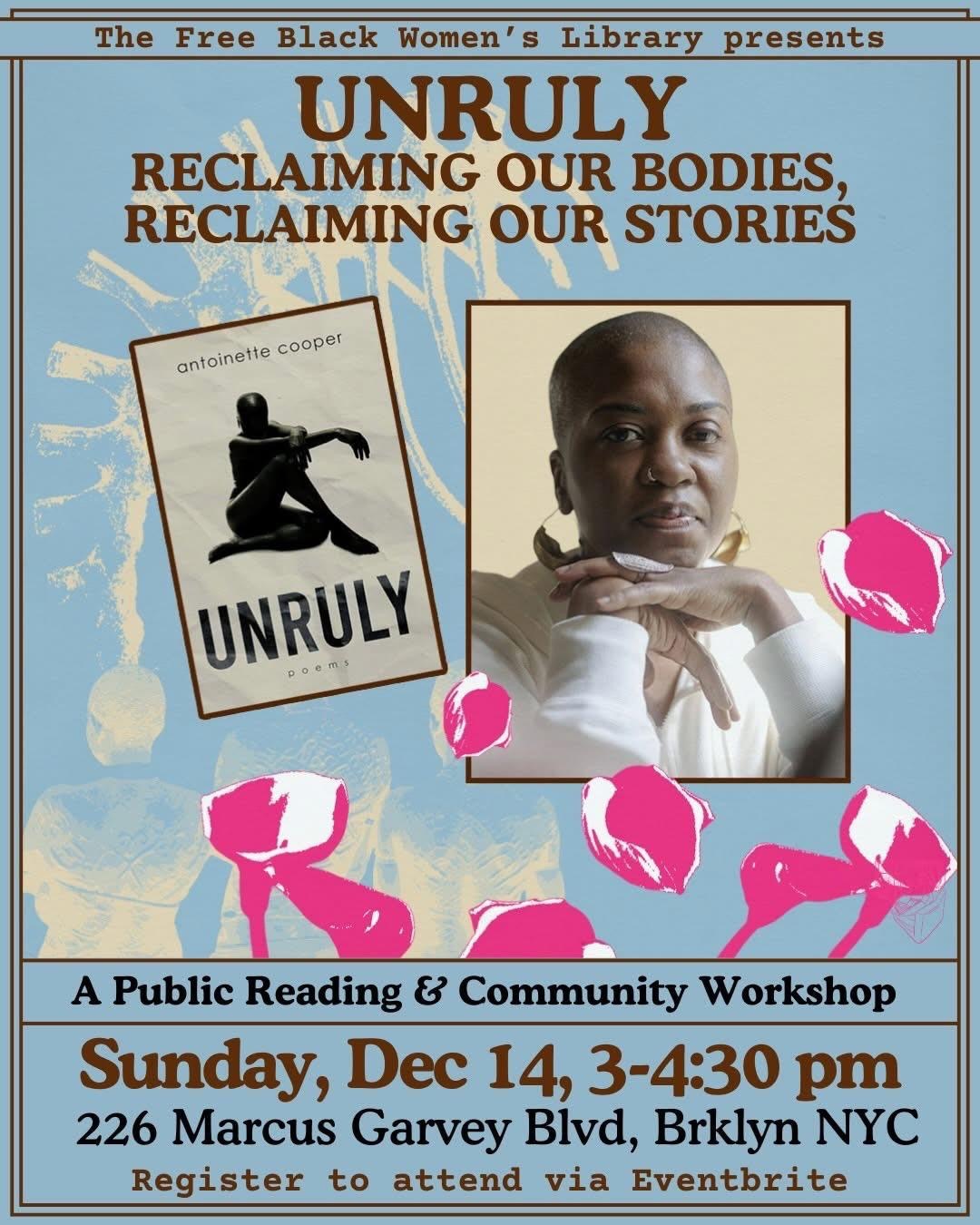 Book Reading & Writing Workshop / The Free Black Women's Library 12.14 @ 3pm) thumbnail