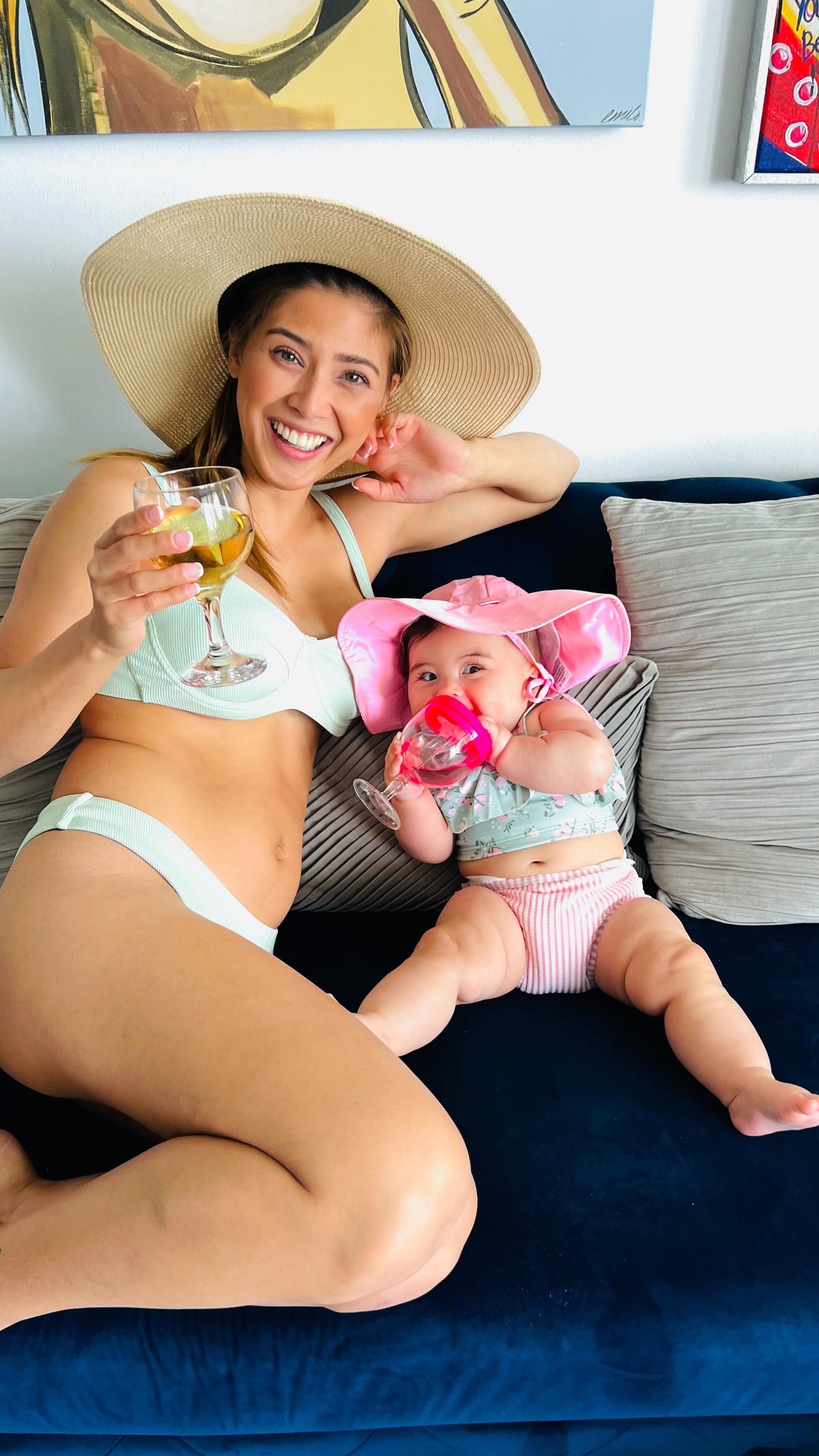pov: you’ve always dreamed of being a mom & now you’re at the beach with your mini for the first time. 🥹💕🌊

Also, cheers