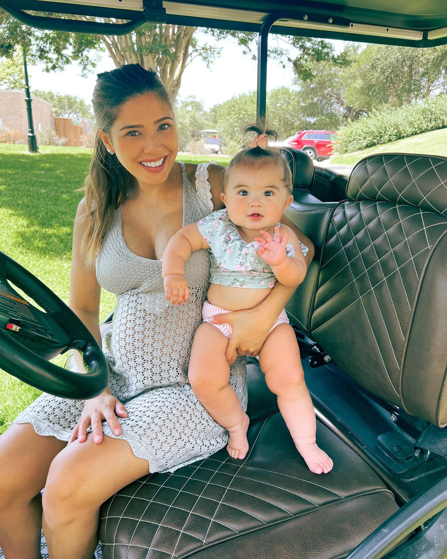 Took this pretty girl for her first swim day of the summer! ☀️🩷

•This summer feels a lot like last - hot & heavy again 