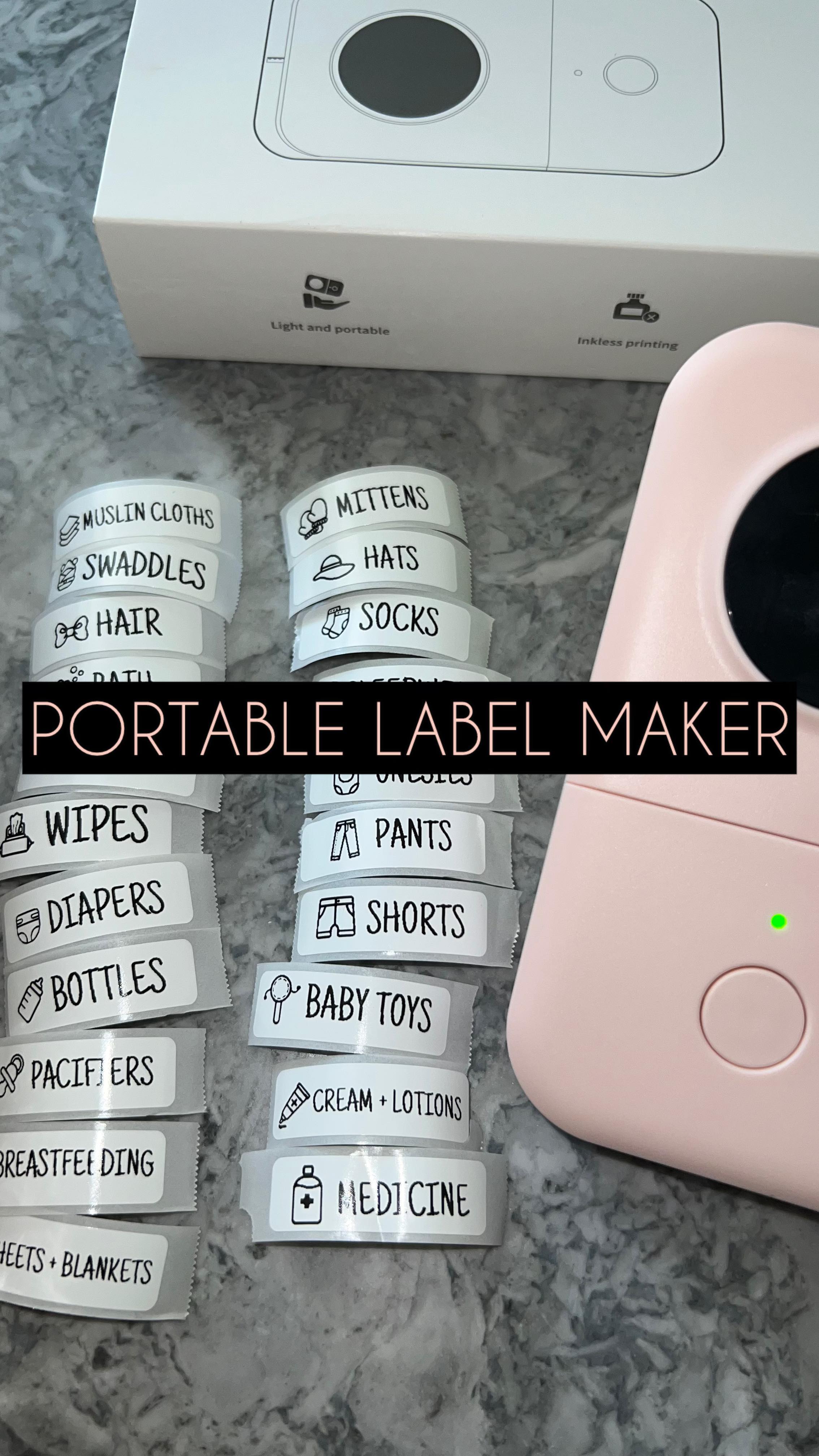 Must-Have Portable + Bluetooth Label Maker! 🖨️📱
(And yes, I’m finally just now sharing almost a whole year later after b