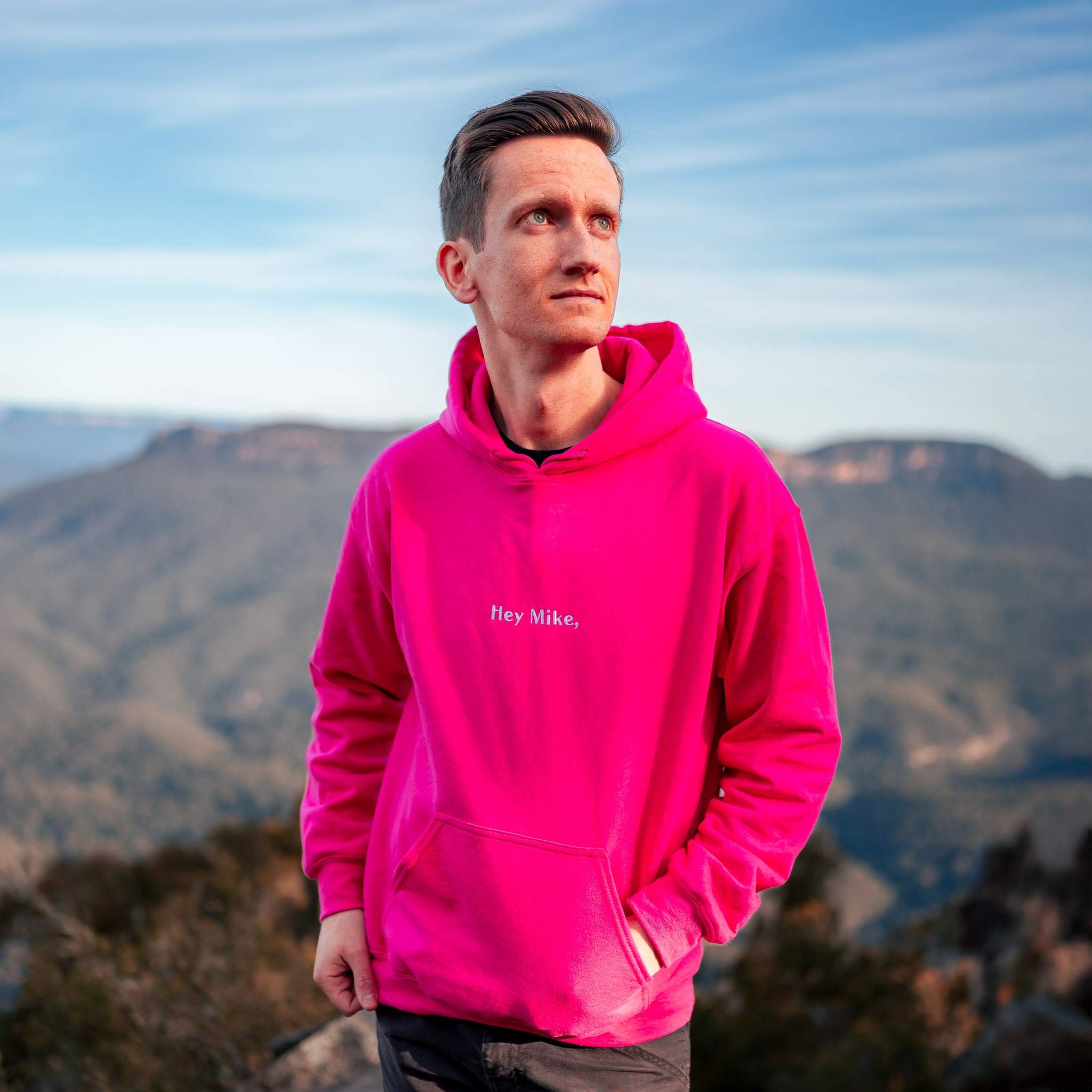 "Hey Mike' Hoodies for Sale thumbnail
