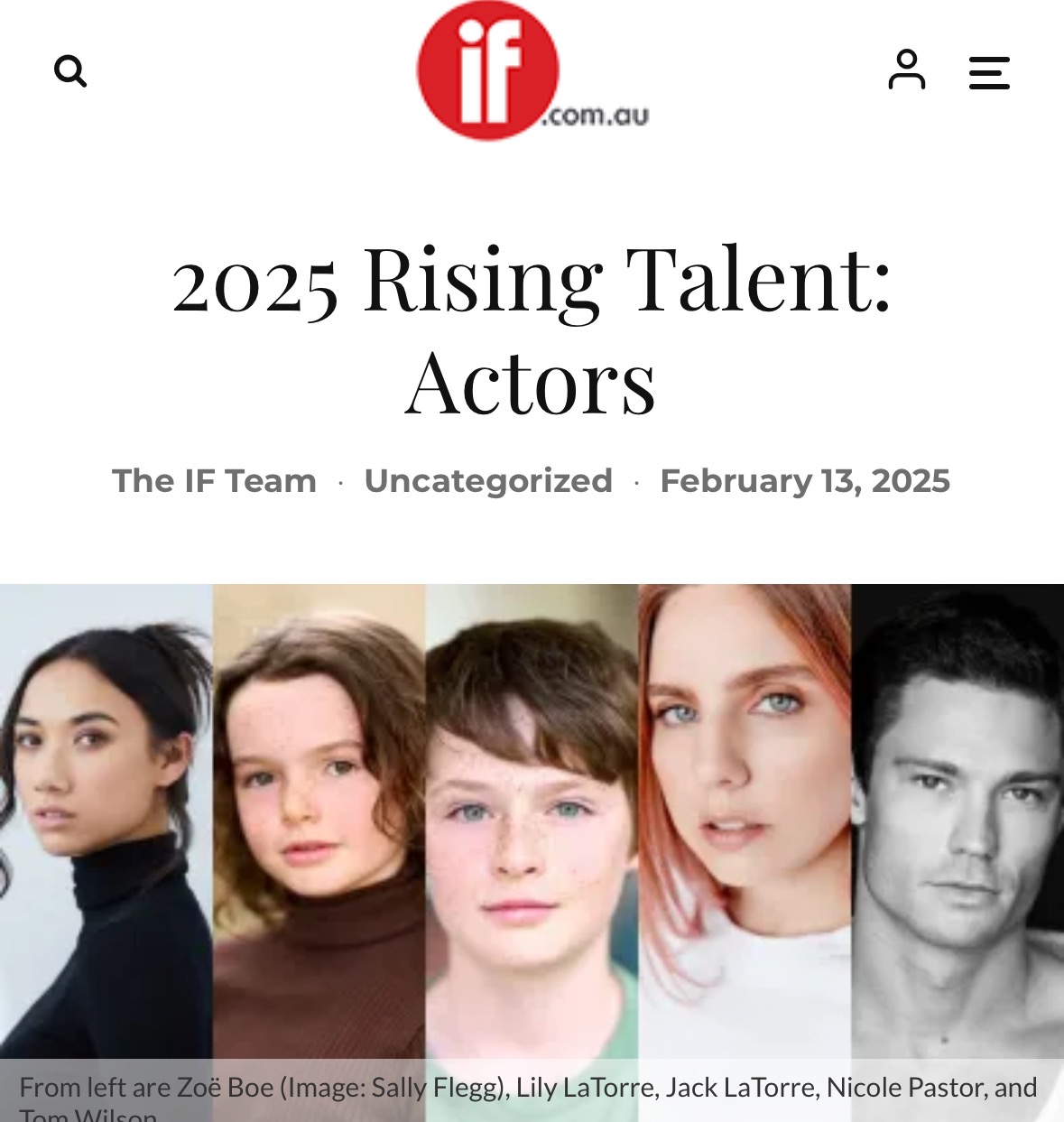 INSIDE FILM:  Top 5 Rising Talent list 2025 | "Nicole has forged her own path in the industry" thumbnail