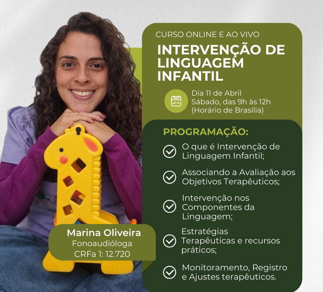 Curso de Intervenção de Linguagem Infantil thumbnail