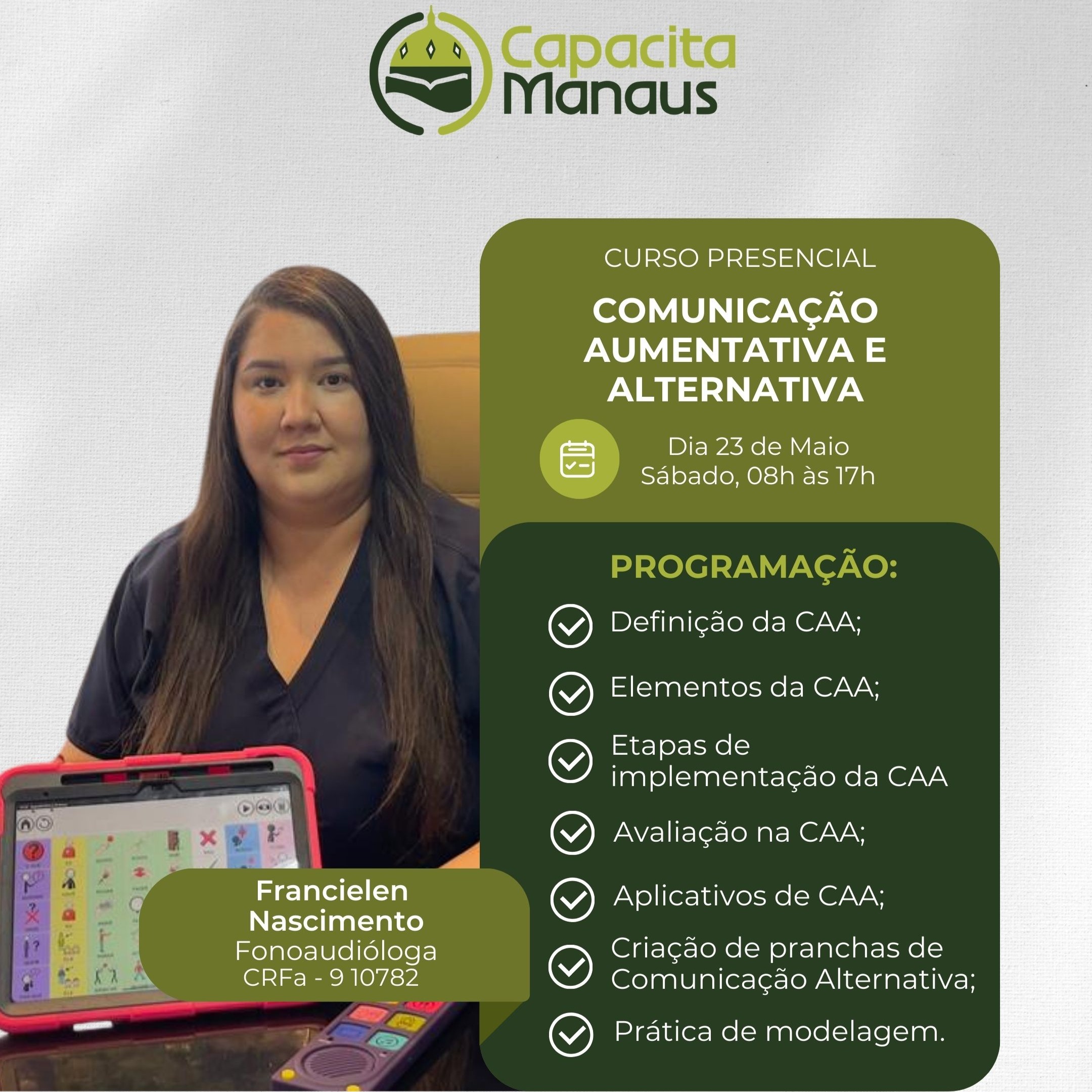 Curso de Comunicação Aumentativa e Alternativa - CAA thumbnail